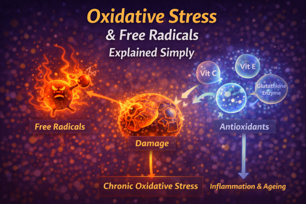 Oxidative Stress & Free Radicals Explained Simply