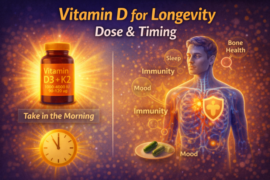 Vitamin D for Longevity: Dose & Timing