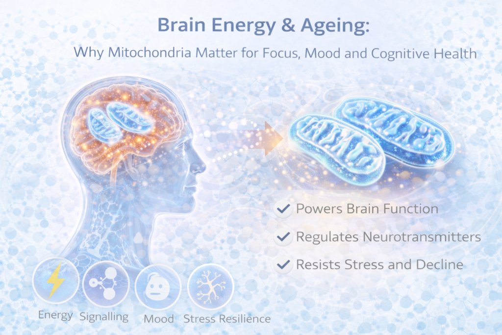 Brain Energy & Ageing: Why Mitochondria Matter for Focus, Mood and Cognitive Health