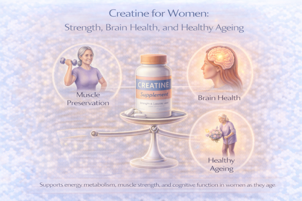 Creatine for Women: Strength, Brain Health and Healthy Ageing