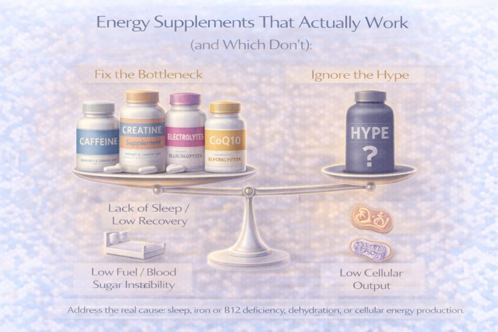 Energy Supplements That Actually Work (and Which Don’t)